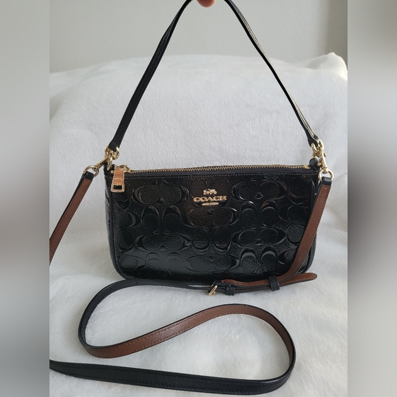 Coach Handbags - Coach Embossed Patent Leather Crossbody